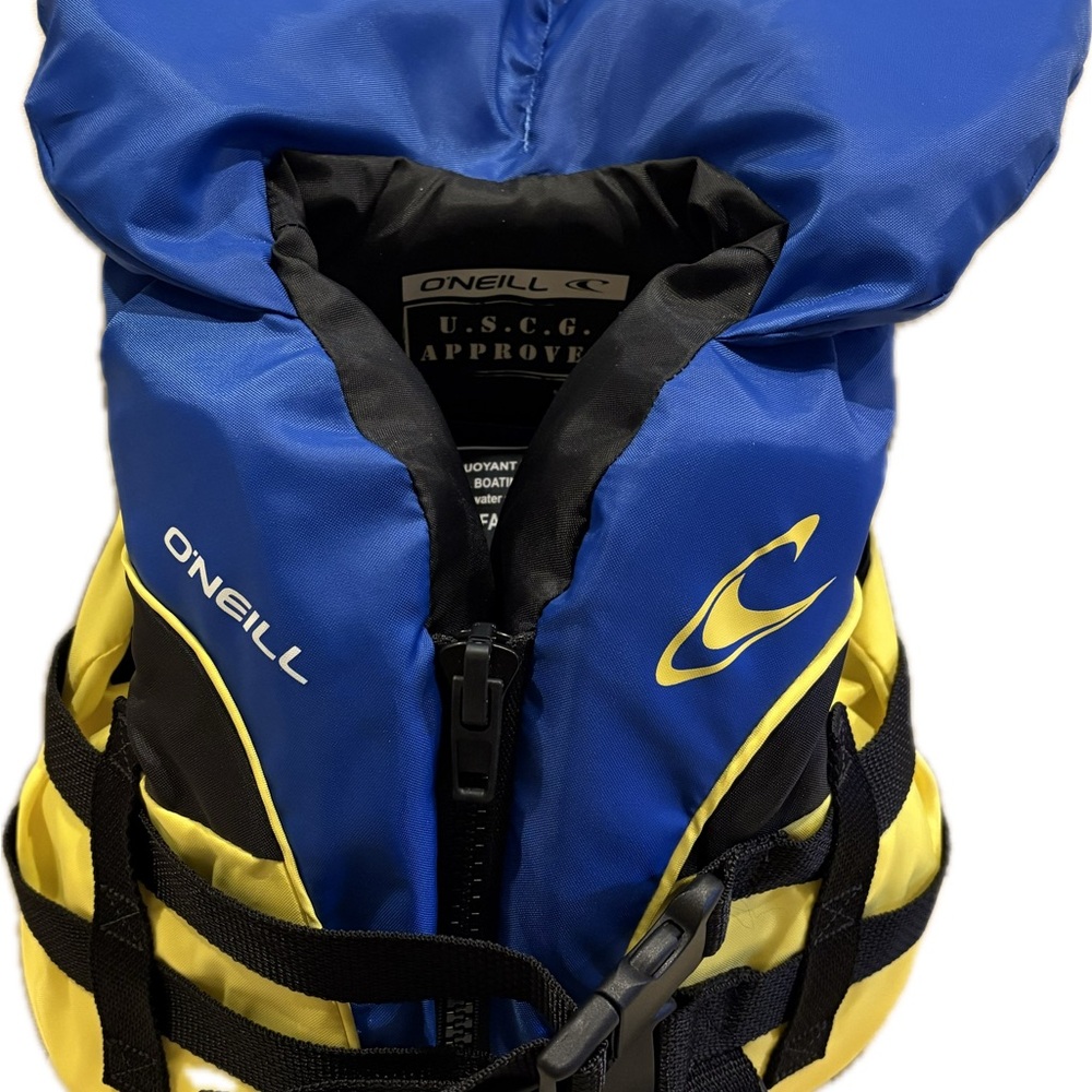O'Neill infant superlite USCG approved life vest life jacket EUC 0-30lbs